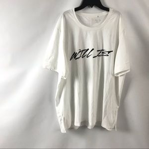 All In Willis Men's Shirt XXL White Shortsleeve